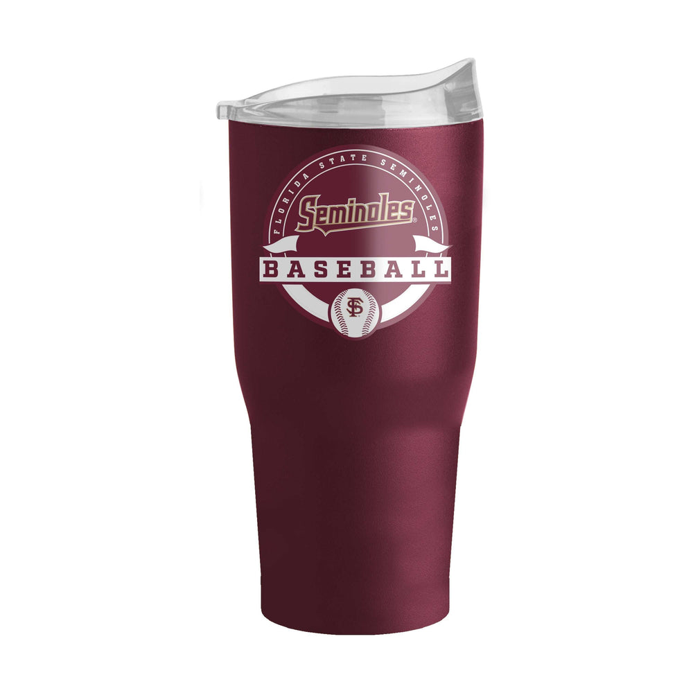 FL State 30oz Baseball Powder Coat Tumbler - Logo Brands - Flyclothing LLC