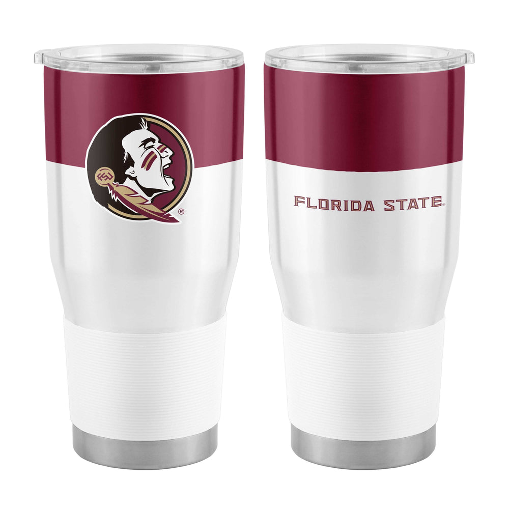Florida State 30oz Colorblock Stainless Tumbler - Logo Brands - Flyclothing LLC
