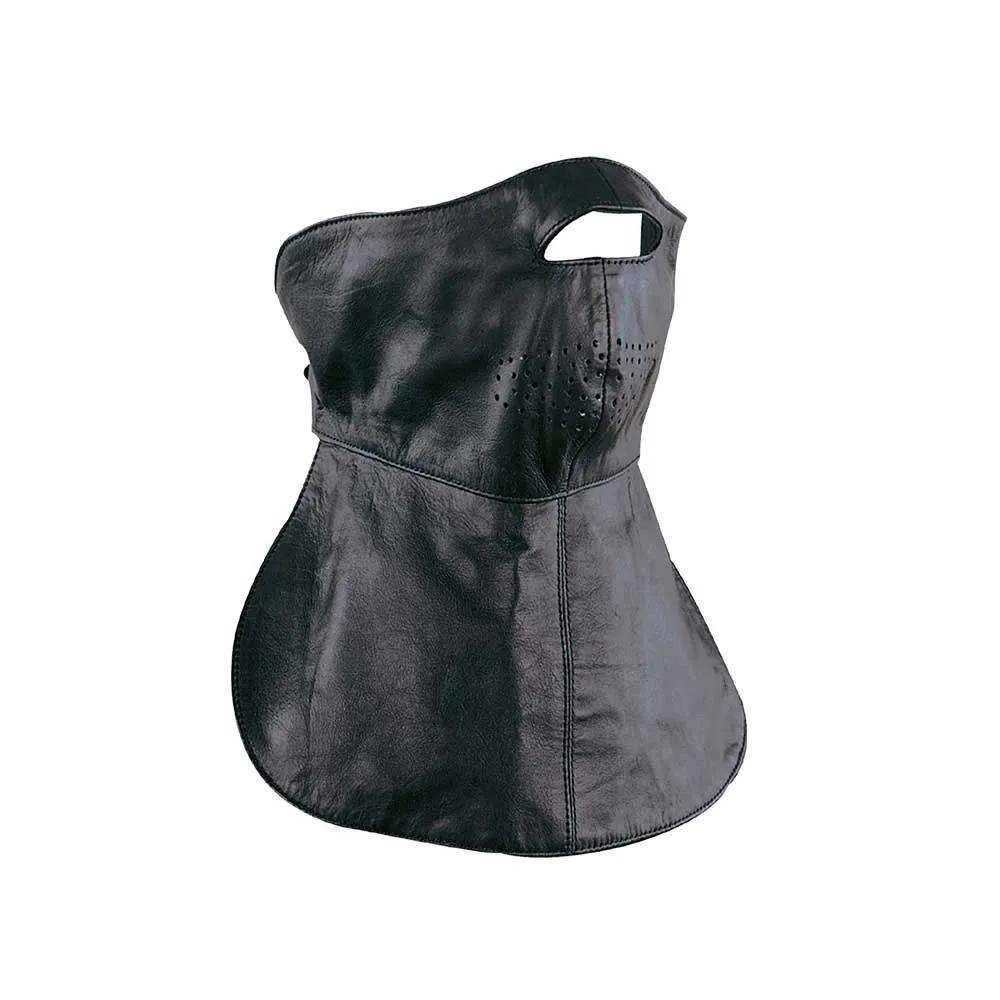 Mens Leather Face Mask - Unik Just for Bikers - Flyclothing LLC