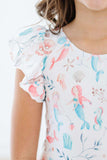 Mermaid Friends S/S Flutter Sleeve Leotard - Mila & Rose ® - Flyclothing LLC