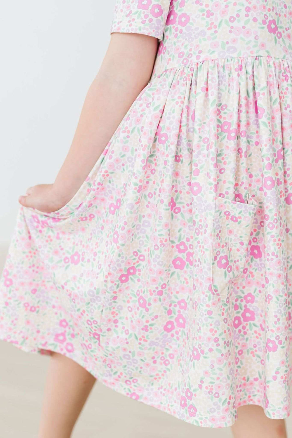 Blooming Beauty S/S Pocket Twirl Dress - Mila & Rose ® - Flyclothing LLC