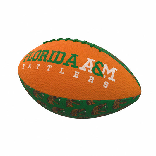 Florida A&M Repeating Mini-Size Rubber Football - Logo Brands - Flyclothing LLC