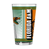 Florida A&M 16oz Hero Pint Glass - Logo Brands - Flyclothing LLC
