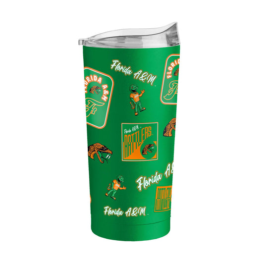Florida A&M 20oz Dreamweave Powder Coat Tumbler - Logo Brands - Flyclothing LLC
