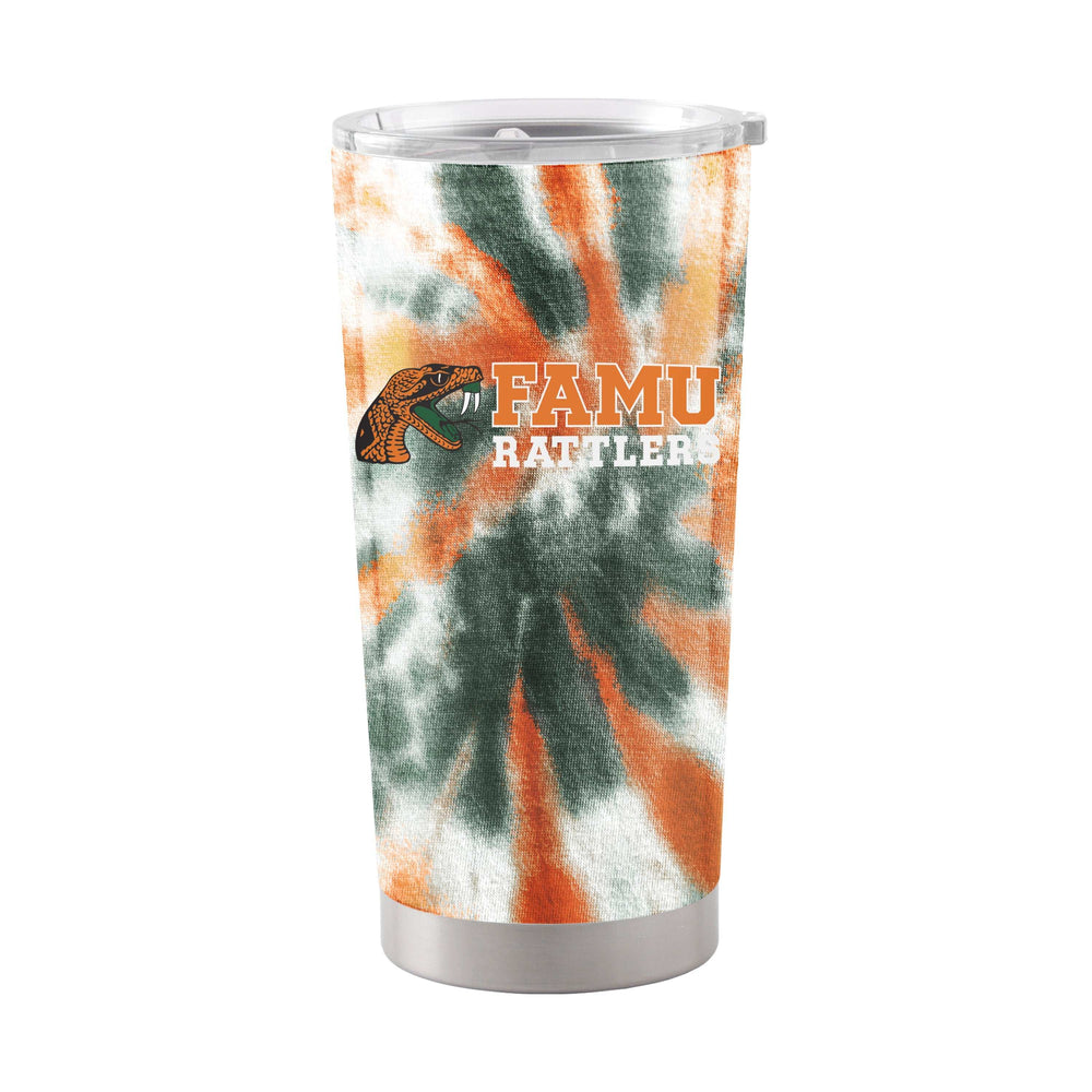 Florida A&M 20oz Tie Dye Stainless Tumbler - Logo Brands - Flyclothing LLC