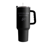 Florida A&M 40oz Black Tonal Powder Coat Tumbler - Logo Brands - Flyclothing LLC