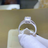 3 Carat Moissanite 925 Sterling Silver Ring - Trendsi - Flyclothing LLC