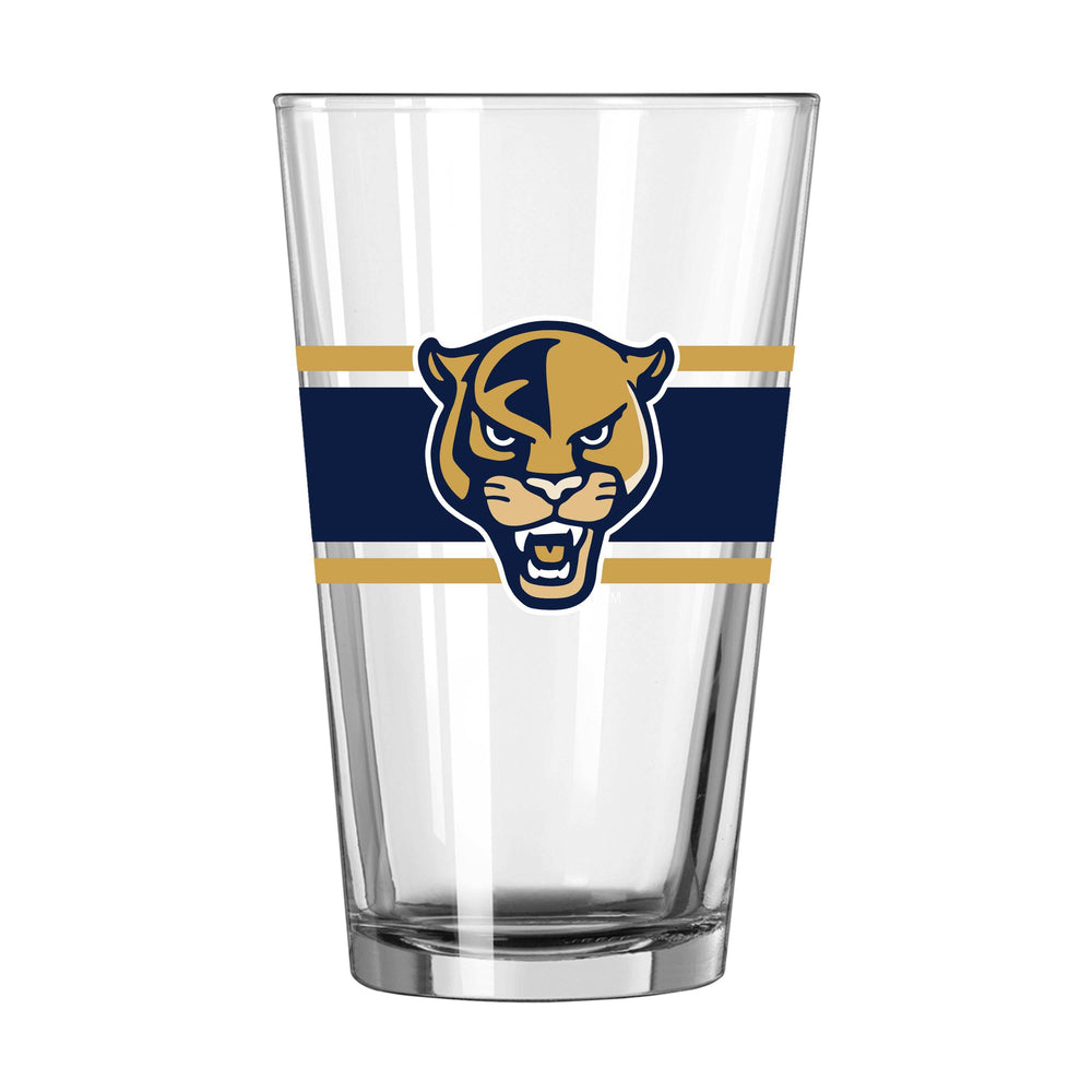 Florida International 16oz Stripe Pint Glass - Logo Brands - Flyclothing LLC