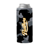 Florida Int'l Black Camo 12oz Slim Can Coolie - Logo Brands - Flyclothing LLC