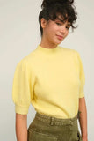 HYFVE Mock Neck Puff Sleeve Sweater - Trendsi - Flyclothing LLC