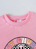 Children's Halloween Graphic Sweatshirt and Flare Pants Set - Trendsi - Flyclothing LLC