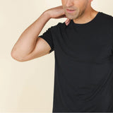 The Threat Level Midnight | Black SleepDeep™ Men’s Pajama Shirt - Shinesty - Flyclothing LLC