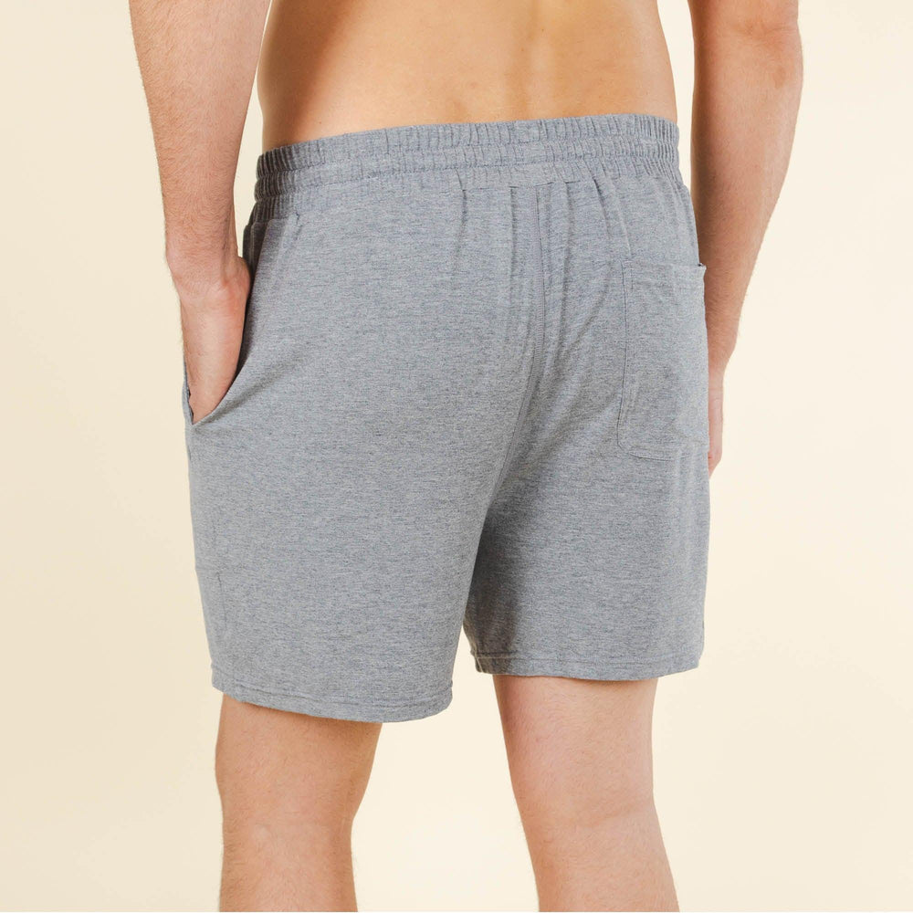 The Rock Solid | Mild Grey SleepDeep™ Men’s Pajama Shorts - Shinesty - Flyclothing LLC