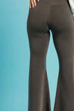 Umgee High-Waisted Flare Leggings - Trendsi - Flyclothing LLC