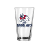Fresno State 2023 Licensing Summit 16oz Pint Glass - Logo Brands - Flyclothing LLC