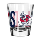 Fresno State 2oz Overtime Shot Glass - Logo Brands - Flyclothing LLC