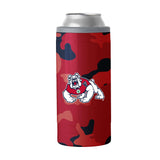 Fresno State Camo Swagger 12oz Slim Can Coolie - Logo Brands - Flyclothing LLC