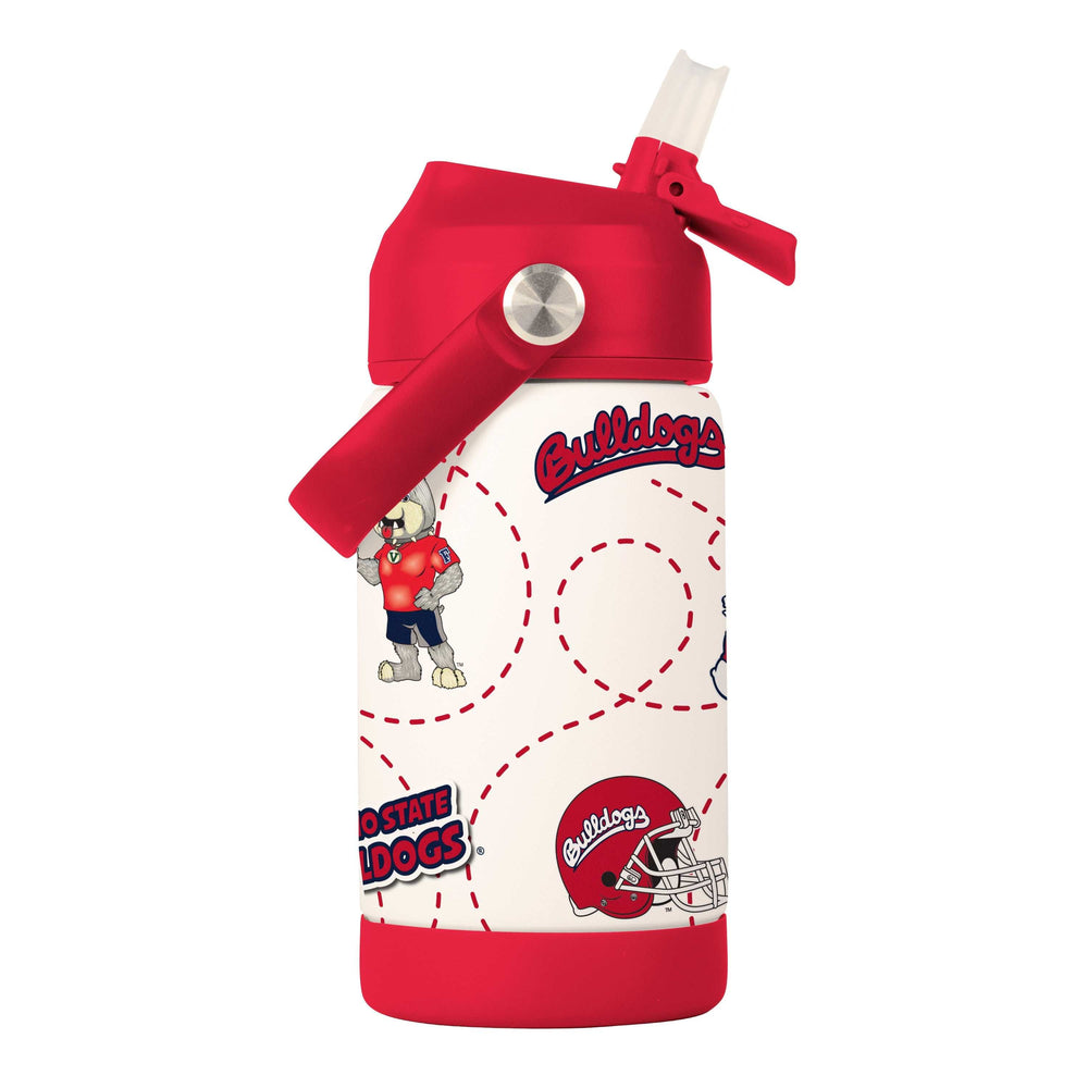Fresno State 12oz Mascot SS Kids Bottle - Logo Brands - Flyclothing LLC