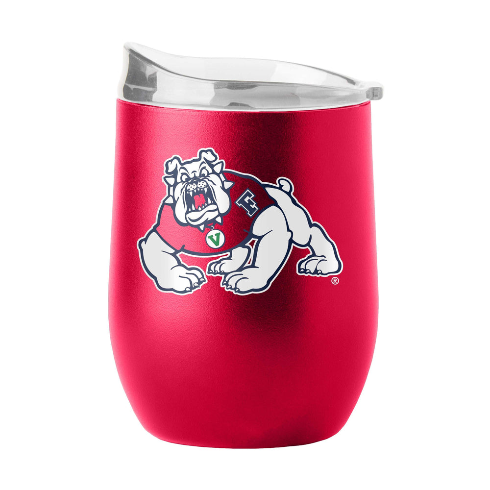Fresno State 16oz Flipside Powder Coat Curved Bev - Logo Brands - Flyclothing LLC