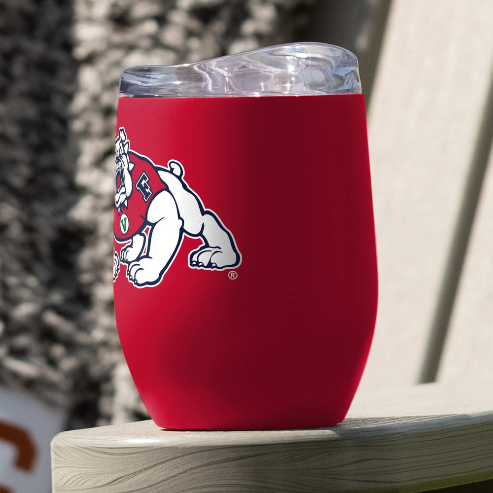 Fresno State 16oz Flipside Powder Coat Curved Bev - Logo Brands - Flyclothing LLC