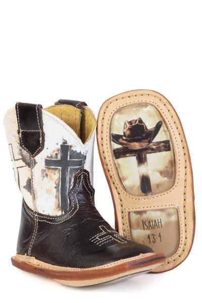 Infants Boys Church Cross Boots - Tin Haul - Flyclothing LLC