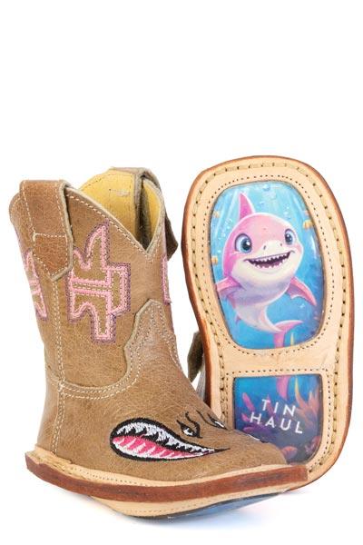 Infants Girls Pretty In Pink Boots - Tin Haul - Flyclothing LLC