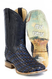 Tin Haul Mens Black N Blue Boots - Tin Haul - Flyclothing LLC