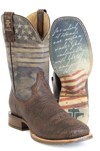 Tin Haul Mens Flag Of The Proud Boots - Tin Haul - Flyclothing LLC