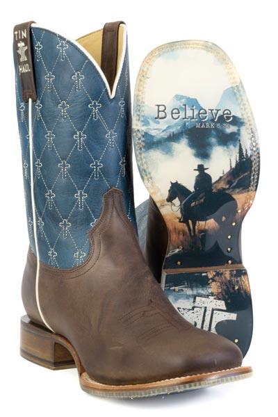 Tin Haul Mens Criss Cross Cross Boots - Tin Haul - Flyclothing LLC