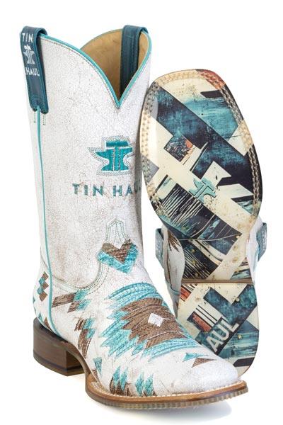 Tin Haul Womens Twisted Aztection Boots - Tin Haul - Flyclothing LLC