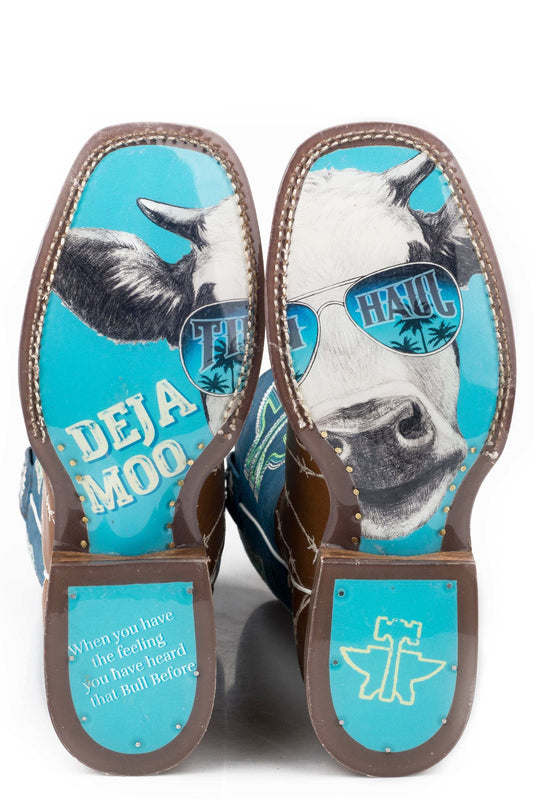 Tin Haul Womens Hands Off With Deja Moo Sole - TIN HAUL - Flyclothing LLC