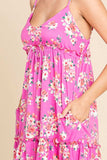 Culture Code Full Size Floral Ruffled Cami Dress - Trendsi - Flyclothing LLC