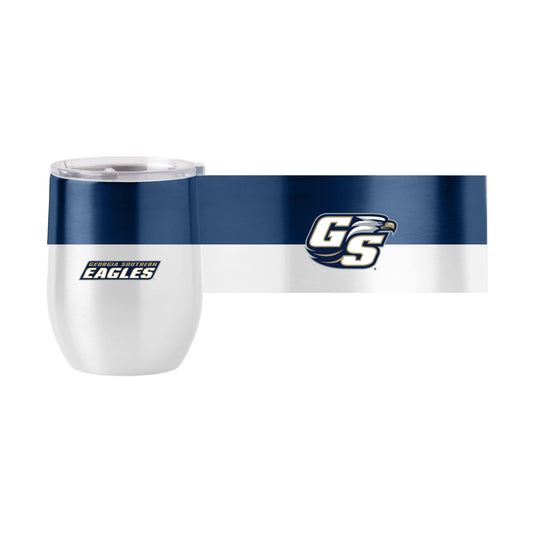 Georgia Southern 16oz Colorblock Stainless Curved Beverage - Logo Brands - Flyclothing LLC