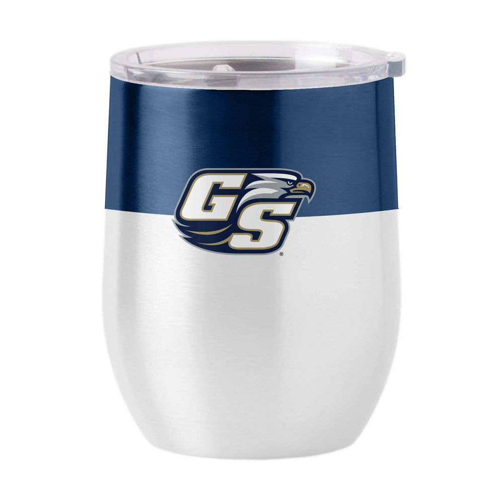 Georgia Southern 16oz Colorblock Stainless Curved Beverage - Logo Brands - Flyclothing LLC