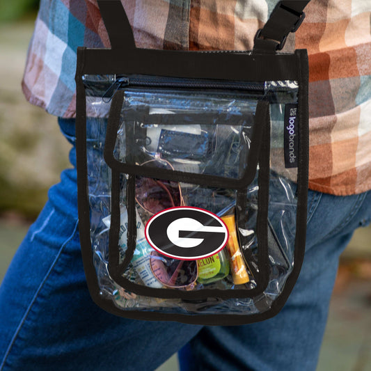 Georgia Gameday Clear Crossbody - Logo Brands - Flyclothing LLC