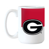 Georgia Colorblock 15oz Sublimated Mug - Logo Brands - Flyclothing LLC