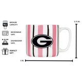 Georgia 16oz Brushstroke Stripe Mug - Logo Brands - Flyclothing LLC