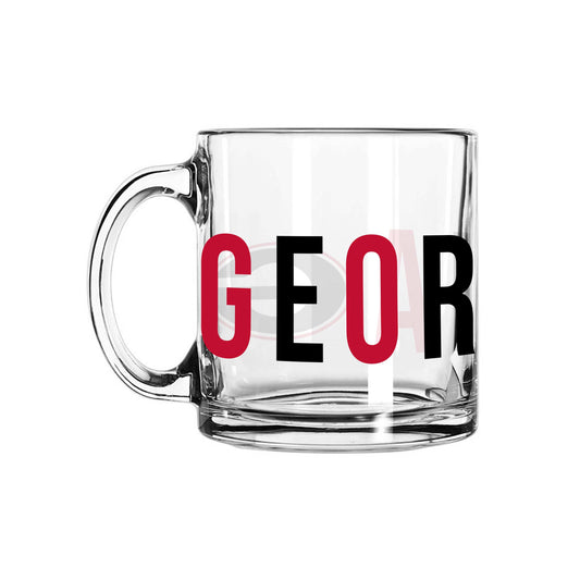 Georgia 13oz Overtime Glass Mug - Logo Brands - Flyclothing LLC