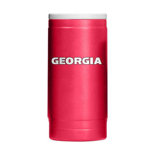 Georgia Flipside Powder Coat Slim Can Coolie - Logo Brands - Flyclothing LLC