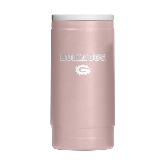 Georgia Stencil Powder Coat Slim Can Coolie - Logo Brands - Flyclothing LLC