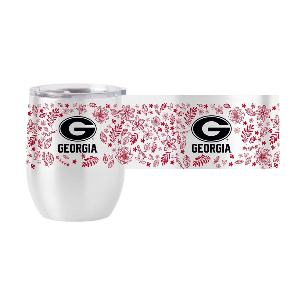 Georgia 16oz Botanical Stainless Curved Beverage - Logo Brands - Flyclothing LLC