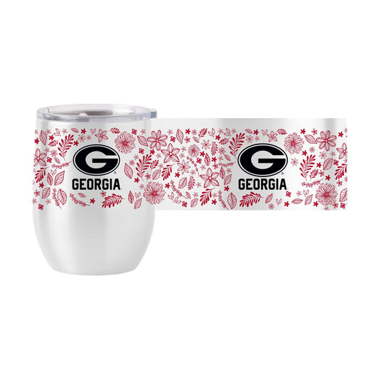 Georgia 16oz Botanical Stainless Curved Beverage - Logo Brands - Flyclothing LLC