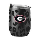 Georgia Leopard 16oz Black Powdercoat Curved Beverage - Logo Brands - Flyclothing LLC