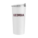 Georgia 20oz White Flipside Powder Coat Tumbler - Logo Brands - Flyclothing LLC