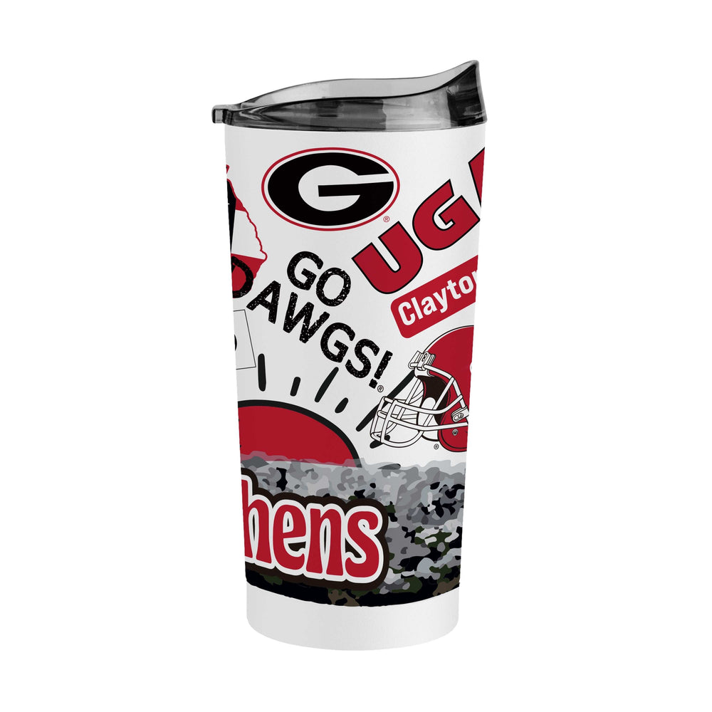 Georgia 20oz Native Powder Coat Tumbler - Logo Brands - Flyclothing LLC