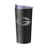 Georgia 20oz Gun Metal Black Powder Coat Tumbler - Logo Brands - Flyclothing LLC