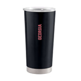 Georgia 20oz Black Gameday Stainless Steel Tumbler - Logo Brands - Flyclothing LLC