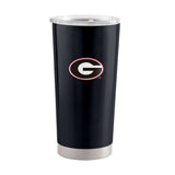 Georgia 20oz Black Gameday Stainless Steel Tumbler - Logo Brands - Flyclothing LLC