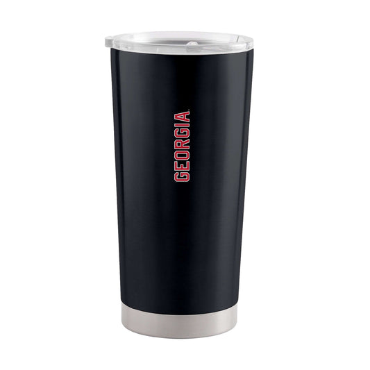 Georgia 20oz Bulldog Black Gameday Stainless Steel Tumbler - Logo Brands - Flyclothing LLC