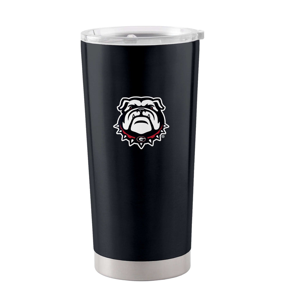Georgia 20oz Bulldog Black Gameday Stainless Steel Tumbler - Logo Brands - Flyclothing LLC